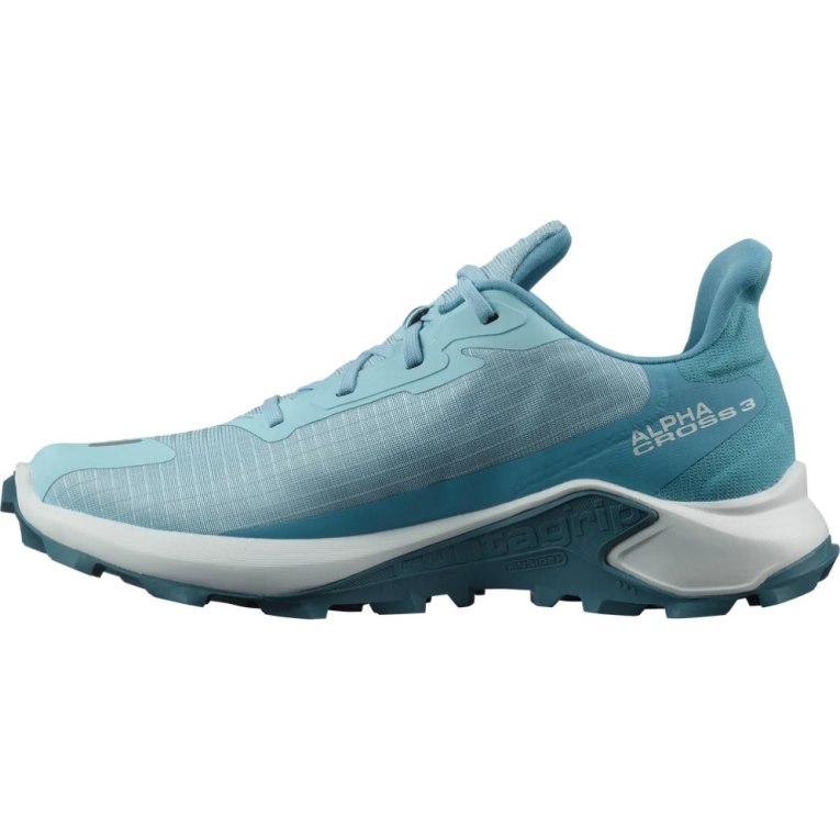 Salomon Alphacross 3 Women's Trail Running Shoes Turquoise | CA 43R50